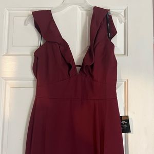Wine color Maxi dress